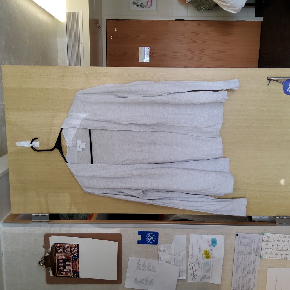 Heather grey sweater